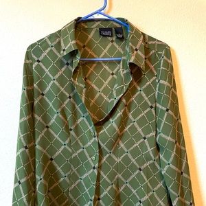 Vintage sheer button up